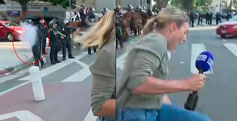 Policía de Los Ángeles dispara contra periodista en plena cobertura [VIDEO]
