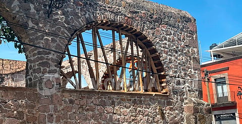 Detectan grieta en Tesorería de la UMSNH; realizan apuntalamiento preventivo