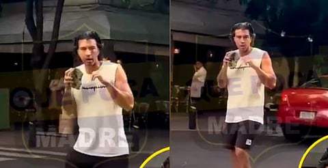 ‘Lord Piedra’: extranjero amedrenta a vecinos con una roca en la Condesa [VIDEO]