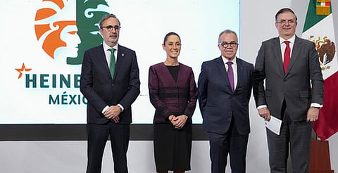 Plan México de Sheinbaum: Heineken anuncia inversión de 2,750 mdd en planta cervecera en Yucatán