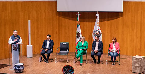 UMSNH recibe a cerca de 200 jóvenes del Programa Delfín; Yarabí Ávila les da la bienvenida