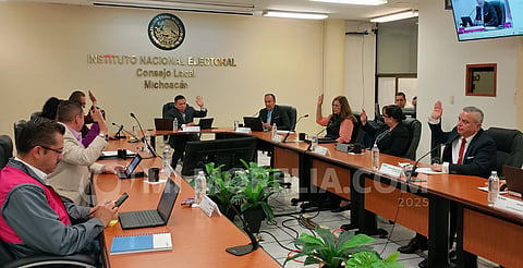 Con última sesión del Consejo, INE Michoacán cierra su participación en el proceso electoral judicial