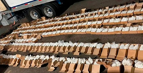 Decomisan más de una tonelada de metanfetamina en Baja California Sur