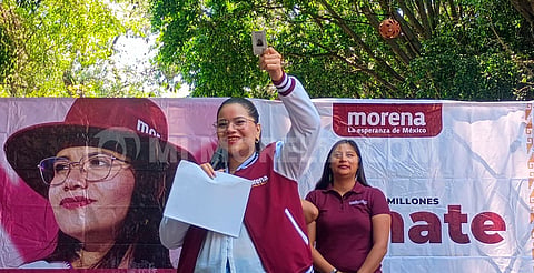 Llama Carolina Rangel a seguir fortaleciendo las filas de Morena con la campaña de afiliación masiva