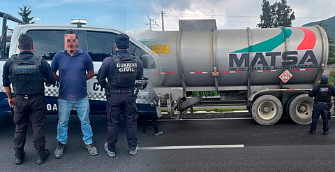 Recuperan tractocamión robado en Maravatío; transportaba material peligroso