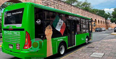¿Listos para abordarlo? Taruk, autobús eléctrico mexicano, hará pruebas en Morelia