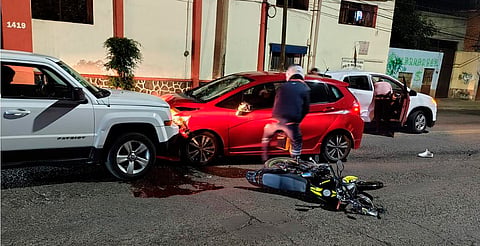 Se registra fuerte accidente en la Morelos Norte; habría varias personas heridas