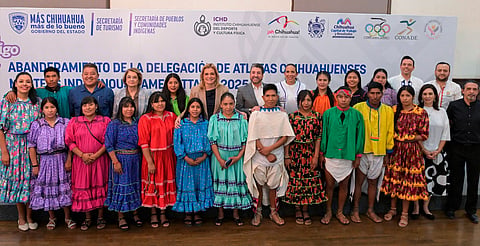 Rarámuris llevan cultura y deporte a los Juegos Maestros Indígenas en Canadá