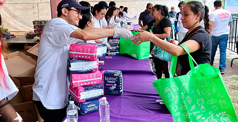 Gobierno de Michoacán distribuye millones de productos menstruales en primera fase de entrega