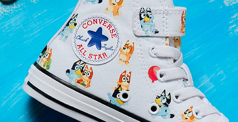 Bluey y Bingo se apoderan de Converse en una edición limitada 