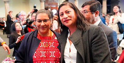 Celeste Ascencio reconoció logros de Lenia Batres en la Suprema Corte de Justicia de la Nación