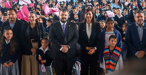 Inicia en Michoacán el ciclo escolar 2025-2026 con un compromiso de paz: Gabriela Molina