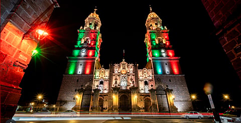 Popurrí mexicano acompañará el encendido de la Catedral de Morelia este mes patrio