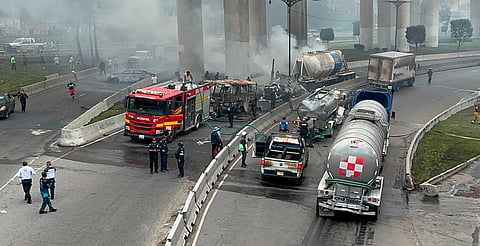 Clara Brugada da reporte tras explosión de pipa en Iztapalapa [VIDEO]