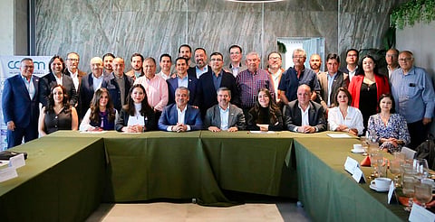 Senadores de Morena se reúnen con CCEEM para impulsar Plan México en Michoacán
