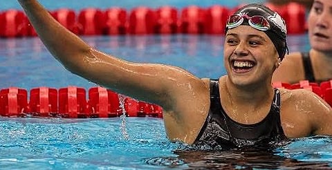 Miranda Grana logra medalla mundial y récord nacional en natación