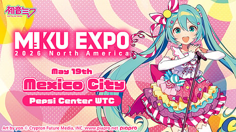Hatsune Miku regresa a México con su gira “MIKU EXPO 2026”