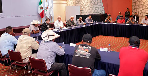 Bedolla se reúne con productores de arroz y garantiza continuidad de la producción