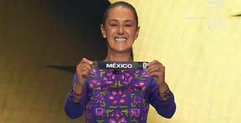 México encabeza el Grupo A; Sheinbaum toma el bombo de poder