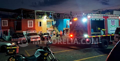 "Flamazo" en cilindro deja dos niñas heridas en casa de Uruapan