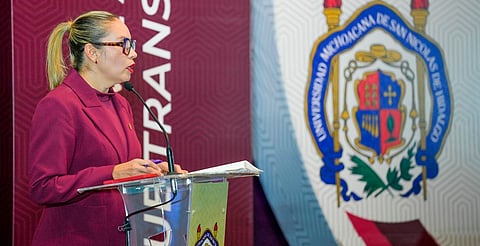 Investigación nicolaita al servicio de la sociedad, enfatiza Yarabí Ávila en Tercer Informe de Labores