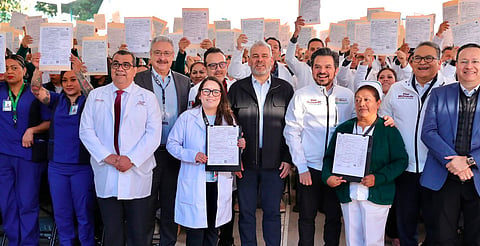 Inversión de 660 mdp del IMSS en Lázaro Cárdenas salda deuda histórica con miles de familias: Bedolla 