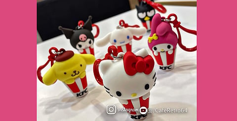 KFC y Hello Kitty sorprenden con llaveros coleccionables y ¡los queremos todos!