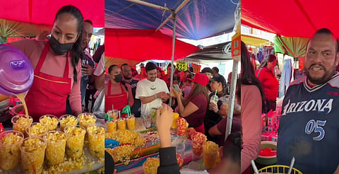 Critican a negocio de gaspachos en Morelia por "tracalearse" a Alex Serrano; "le dieron menos"