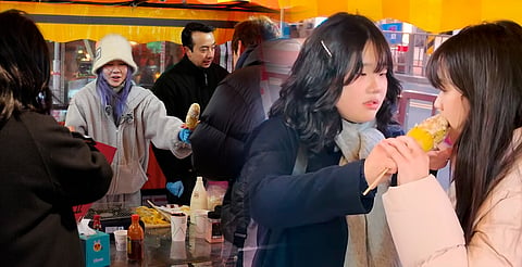 Elote mexicano conquista Corea: Chingu Amiga abre su puesto y esto pasó [VIDEO]