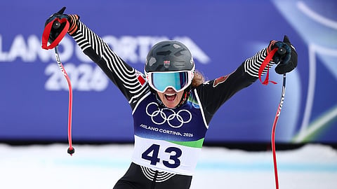 Por un milímetro, Sarah Schleper es descalificada del slalom gigante en Milano-Cortina 2026