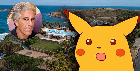 Poképarada en isla de Epstein causa polémica global 