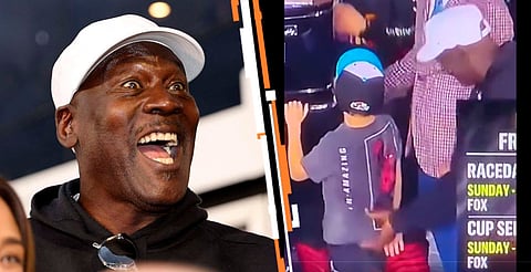 Polémica celebración de Michael Jordan en Daytona [VIDEO]