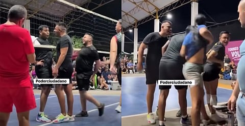 VIDEO: por puntos, equipos LGBT de Apatzingán protagonizan acalorado pleito