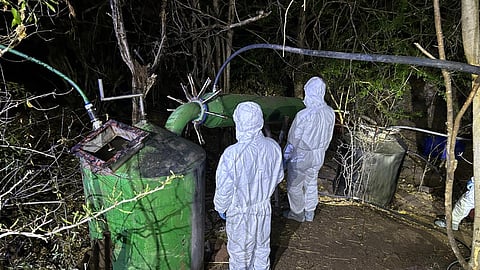 Aseguran 3,500 litros de metanfetamina en operativo en Nocupétaro