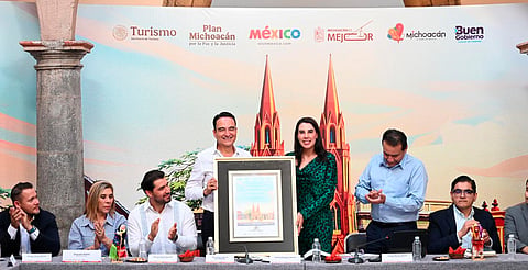 Carlos Soto recibió en Zamora a la Secretaria de Turismo federal Josefina Rodríguez 