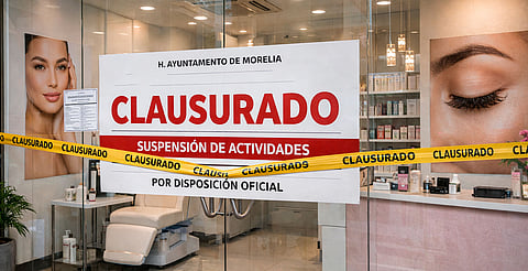 Clausuran al menos cinco clínicas de belleza en Morelia en lo que va del año