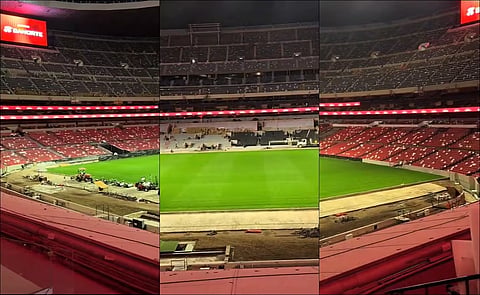 Estadio Azteca se ilumina con tecnología LED rumbo al Mundial 2026