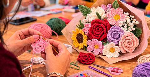 Taller gratuito en Morelia enseñará a crear ramos de flores a crochet