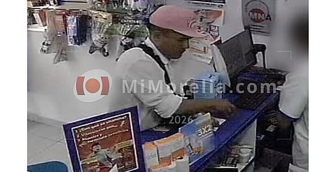 Asaltan farmacia en centro de Morelia; "rata" usó arma