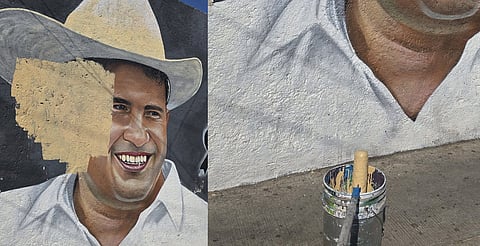 Critican a artista por borrar mural de Carlos Manzo; pide dinero si quieren que lo rehaga