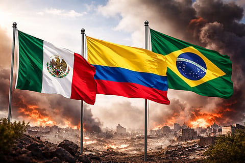 Latinoamérica pide paz: México, Brasil y Colombia llaman a alto al fuego en Medio Oriente