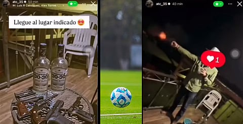Portero del Atlético Morelia presume armas y disparos; “llegué al lugar indicado”