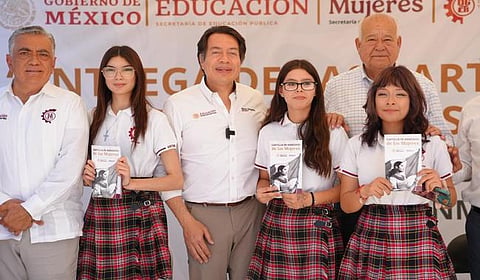 Gobierno federal promueve derechos de las mujeres en escuelas