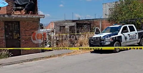 Hallan cuerpo calcinado en obra negra al norte de Morelia