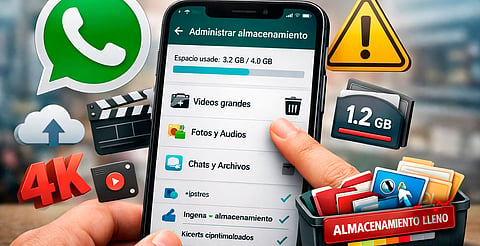 Libera memoria en tu celular borrando esto de WhatsApp