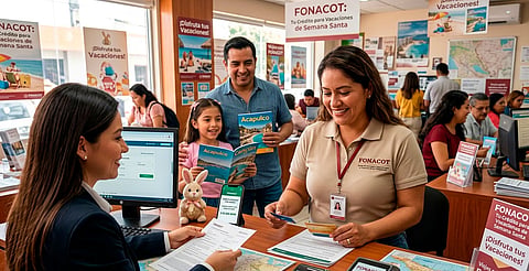 Invita Fonacot a usar crédito para vacaciones