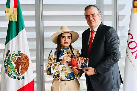 Grecia Quiroz destaca reconocimiento a Carlos Manzo y gestiones para Uruapan