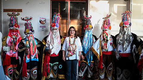 Fabiola Alanís acompaña inauguración de la Feria del Geranio y fortalece diálogo con liderazgos de la región
