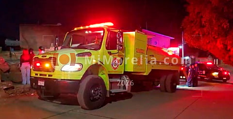 Se reaviva incendio en vivienda de la colonia La Esperanza en Morelia
