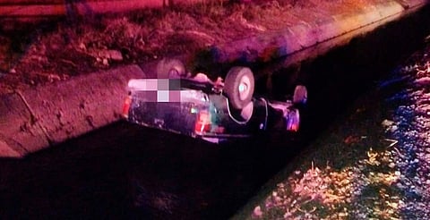 Accidente en Álvaro Obregón: familia cae a canal al evitar equino en la vía